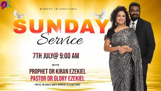 SUNDAY SERVICE WITH PROPHET DRKIRAN EZEKIEL amp PASTOR DRGLORY EZEKIEL [upl. by Ahsias]