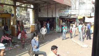 Sitting in a bus at Navsari bus depot Navsari Gujarat India  15th Feb 2011 [upl. by Aibat65]