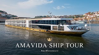 Tour AmaWaterways’ AmaVida River Cruise Ship [upl. by Calloway634]