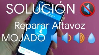 🔊🔕 REPARAR ALTAVOZ MOJADO 🚰💧💦  APP de SONIDOS para QUITAR AGUA del ALTAVOZ FÁCIL [upl. by Letram]