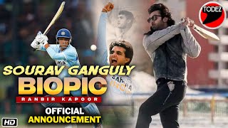 Sourav Ganguly Biopic  Official Announcement  Sourav Ganguly  Ranbir Kapoor  2022 [upl. by Aehc]