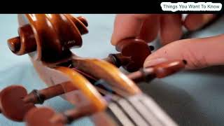 How To Change The Strings On A Violin Or Fiddle [upl. by Mordecai52]