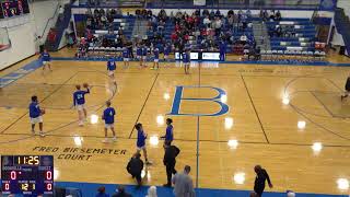 Boonville High School vs Marshall High School Womens Varsity Basketball [upl. by Eentirb]