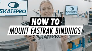 How to Mount Fastrak Bindings  SkatePro [upl. by Mcgrody]