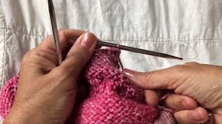 Suspended Bind Off for knitting [upl. by Ilsel773]