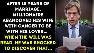 AFTER 15 YEARS OF MARRIAGE MILLIONAIRE ABANDONED HIS WIFE WITH CANCER TO BE WITH HIS LOVER WHEN [upl. by Aket]