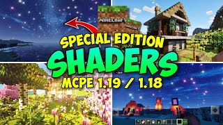 SPECIAL NIH SHADER MCPE 119  118 Terbaik  Shaders For Mcpe 119  Shaders Non Render Dragon [upl. by Bitthia165]