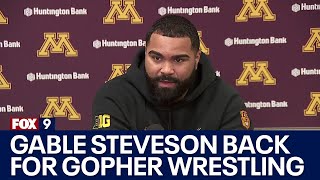 Gable Steveson on returning to Gophers wrestling I want to show the world who Gable Steveson is [upl. by Hoes]