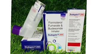 Budegate F 200 Inhaler Formoterol Fumarate amp Budesonide [upl. by Aeresed591]