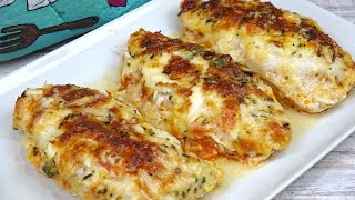 FILETES DE POLLO RELLENO AL HORNO Fácil y Rico🤩STUFFED CHICKEN FILLET [upl. by Dafodil]