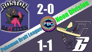 Pokémon Draft League  Boston Babettes VS Caborca Gengars  S7 W3 Neon Div [upl. by Irme617]