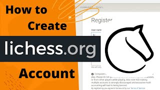 How to Create a lichess account  lichessorg  lichess Tutorials 2024 [upl. by Hembree30]