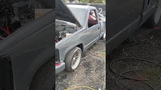 1988 Silverado 53 is swap high stall converter stage 2 camshaft idle clip [upl. by Sardella154]