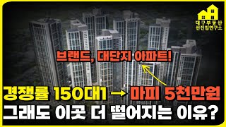 경쟁률 150대1 브랜드 대단지 아파트가 이제는 마피 5천만원이 되어버린 이곳은 24년 남구 입주 아파트 3개 단지10월 ft 입주권 분양권 아파트투자 부동산 [upl. by Deibel155]