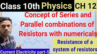 ICSE  CBSE  Class 10th Physics chapter 12 Resistance of a system of resistors [upl. by Eeleimaj117]