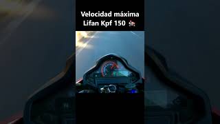 Moto Lifan kpf 150 velocidad máxima [upl. by Ahseki611]