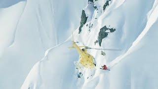 Heliskiing in Alaska on insanely steep lines  Legs of Steel Same Difference [upl. by Yob]