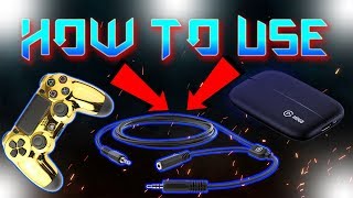 HOW TO RECORD AND HEAR GAME AUDIO WITH ELGATO ON PS4 2019 CHAT LINK CABLE UNBOXING [upl. by Ditmore]