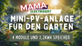 ⚡️ PVAnlage für den Garten mit Akkus ☀️ ANKER SOLIX Solarbank DualSystem Aufbau im Garten [upl. by Portwine101]