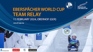 RELIVE  Team Relay  EBERSPÄCHER Luge World Cup  Oberhof GER [upl. by Marashio]