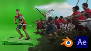 How to Make an Army with After Effects amp Blender [upl. by Ranchod]