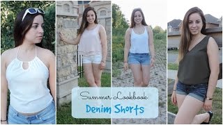 Summer Lookbook ♡ Denim Shorts [upl. by Oner]