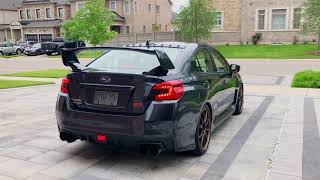 2019 STI exhaust start up Invidia R400 [upl. by Eeuqram]