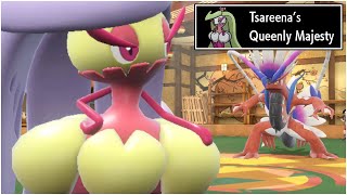 ★EPIC TSAREENA SWEEP★ Queenly Majesty CLUTCH Shiny Tsareena Moveset Pokemon Scarlet and Violet [upl. by Emera]