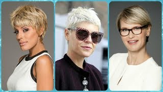 Ultimi tagli capelli corti per donne di 50 anni [upl. by Schwerin]