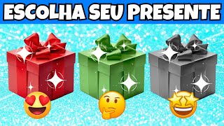 ESCOLHA SEU PRESENTE 🎁🍀 VOCÊ É UMA PESSOA DE SORTE [upl. by Sukramal]