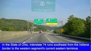 Driving from Cincinnati to Indiana State Line [upl. by Nerot]