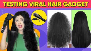 😱Testing Viral Splitend Hair TrimmerIts Working Shocking Result सारे दो मुँहे बाल गायब 💯 Working [upl. by Ennalyrehc]