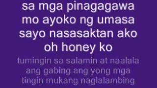 Like a Rose Tagalog Version with Lyrics Nasasaktan na ako by MJ [upl. by Ellevehs99]