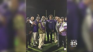 Kaepernick Visits High School Football Players Inspired By His Protest Of Police Shootings [upl. by Arahset]