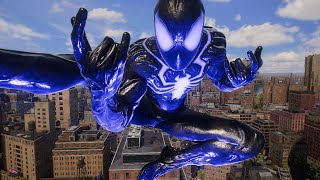 symbiote suit marvels spiderman 2 gameplay part 8 [upl. by Ahsekal393]