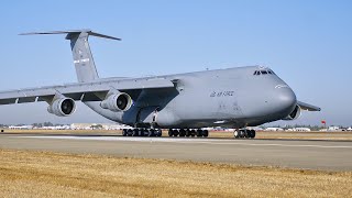 C5 and C17 arrive at the California Capital Airshow 2010 [upl. by Bevon]