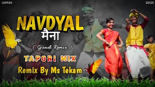 नवड्याल मैंना  Navdyal Maina New Gondi Song Tapori Mix  Dj Ms Tekam Remix Song [upl. by Neliac]