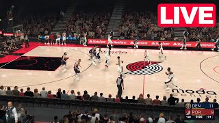 NBA LIVE🔴 Denver Nuggets vs Portland Trail Blazers  Week 9 2024  Full Game NBA EN VIVO [upl. by Atteynad17]