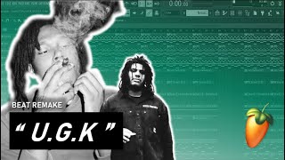 How quotUGKquot by Lucki amp F1lthy was made  FL Studio Remake [upl. by Lemar]