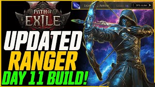 5X DAMAGE Updated Lightning Arrow Cast on Shock Deadeye T15  Path of Exile 2 Build Guide [upl. by Gayleen681]