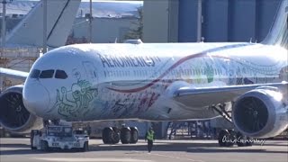 Aeroméxico 1st Boeing 7879 Dreamliner quotQuetzalcóatlquot Wing Wave Delivery Flight  KPAE Paine Field [upl. by Aleusnoc746]