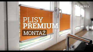 Rolety Plisowane PREMIUM KARNIX  Montaż przy szybie [upl. by Enamrahs]