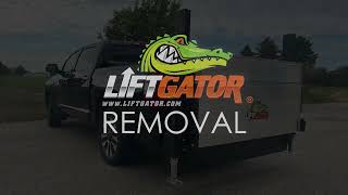 LiftGator Removal less than 5 minutes of the Industry’s Only Removable Pickup Truck Liftgate [upl. by Dweck558]