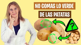 OJO CON COMER lo VERDE de las PATATAS  Evita la solanina en patatas  Alimentación real saludable [upl. by Sucramaj637]