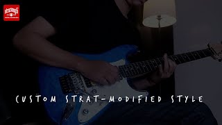 Sound Sample  Custom Strat  Modified Style [upl. by Nereen]