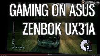 Playing games on Asus Zenbook Prime UX31A ultrabook [upl. by Nohsyt]