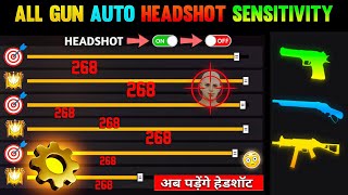 Free Fire Auto Headshot Trick 2024 Sensitivity  2gb 4gb 6gb Ram Headshot Sensitivity Setting [upl. by Sualocin217]