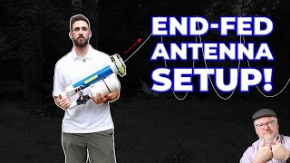 EndFed Antenna Setup [upl. by Enialahs]