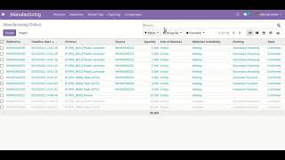 Odoo  Split Manufacturing Order [upl. by Ahdar]