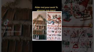 Créé Calendrier de lavant Noël une idée pour réaliser soi même avec tissu [upl. by Eiaj65]